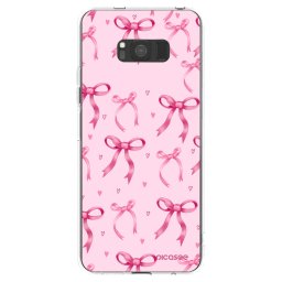 Átlátszó szilikon tok az alábbi mobiltelefonokra Samsung Galaxy S8 G950F - Bow Aesthetic