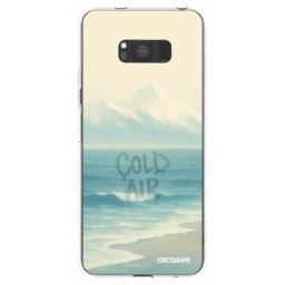 Átlátszó szilikon tok az alábbi mobiltelefonokra Samsung Galaxy S8 G950F - COLD AIR