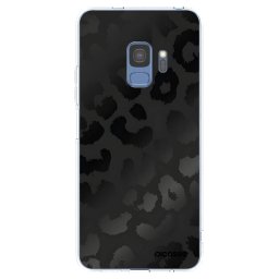 Átlátszó szilikon tok az alábbi mobiltelefonokra Samsung Galaxy S9 G960F - Midnight Leopard