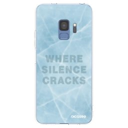 Átlátszó szilikon tok az alábbi mobiltelefonokra Samsung Galaxy S9 G960F - SILENCE