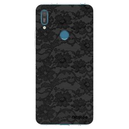 Átlátszó szilikon tok az alábbi mobiltelefonokra Huawei Y7 2019 - Dark Elegance
