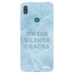Átlátszó szilikon tok az alábbi mobiltelefonokra Huawei Y7 2019 - SILENCE
