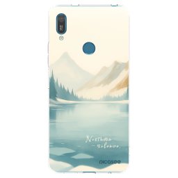 Átlátszó szilikon tok az alábbi mobiltelefonokra Huawei Y7 2019 - NOTHERN SILENCE
