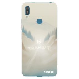 Átlátszó szilikon tok az alábbi mobiltelefonokra Huawei Y7 2019 - IN TRANSIT