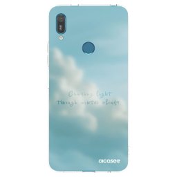 Átlátszó szilikon tok az alábbi mobiltelefonokra Huawei Y7 2019 - CHASiNG LIGHT