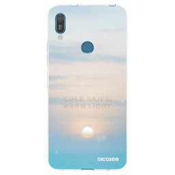 Átlátszó szilikon tok az alábbi mobiltelefonokra Huawei Y7 2019 - COLD SKIES