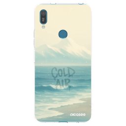 Átlátszó szilikon tok az alábbi mobiltelefonokra Huawei Y7 2019 - COLD AIR