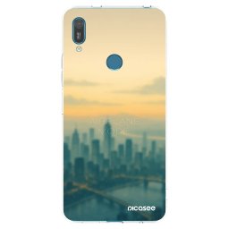 Átlátszó szilikon tok az alábbi mobiltelefonokra Huawei Y7 2019 - Airplane mode