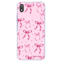 Átlátszó szilikon tok az alábbi mobiltelefonokra Xiaomi Redmi 7A - Bow Aesthetic