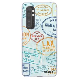 Átlátszó szilikon tok az alábbi mobiltelefonokra Xiaomi Mi Note 10 Lite - PASSPORT EDITION