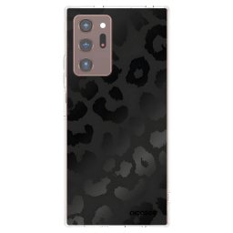 Átlátszó szilikon tok az alábbi mobiltelefonokra Samsung Galaxy Note 20 Ultra - Midnight Leopard