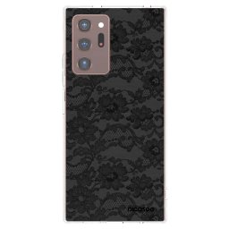Átlátszó szilikon tok az alábbi mobiltelefonokra Samsung Galaxy Note 20 Ultra - Dark Elegance