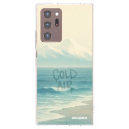 Átlátszó szilikon tok az alábbi mobiltelefonokra Samsung Galaxy Note 20 Ultra - COLD AIR