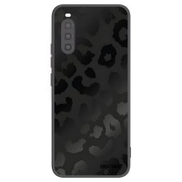 Fekete szilikon tok az alábbi mobiltelefonokra Sony Xperia 10 II - Midnight Leopard