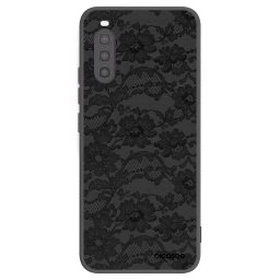 Fekete szilikon tok az alábbi mobiltelefonokra Sony Xperia 10 II - Dark Elegance