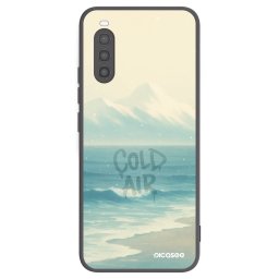 Fekete szilikon tok az alábbi mobiltelefonokra Sony Xperia 10 II - COLD AIR