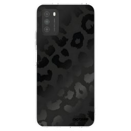 Átlátszó szilikon tok az alábbi mobiltelefonokra Xiaomi Poco M3 - Midnight Leopard