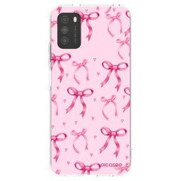 Átlátszó szilikon tok az alábbi mobiltelefonokra Xiaomi Poco M3 - Bow Aesthetic