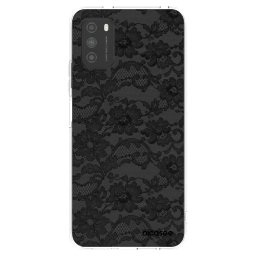 Átlátszó szilikon tok az alábbi mobiltelefonokra Xiaomi Poco M3 - Dark Elegance