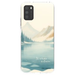 Átlátszó szilikon tok az alábbi mobiltelefonokra Xiaomi Poco M3 - NOTHERN SILENCE