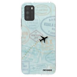 Átlátszó szilikon tok az alábbi mobiltelefonokra Xiaomi Poco M3 - FLIGHT PATH