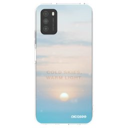 Átlátszó szilikon tok az alábbi mobiltelefonokra Xiaomi Poco M3 - COLD SKIES