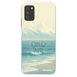 Átlátszó szilikon tok az alábbi mobiltelefonokra Xiaomi Poco M3 - COLD AIR
