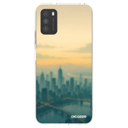 Átlátszó szilikon tok az alábbi mobiltelefonokra Xiaomi Poco M3 - Airplane mode