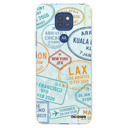 Átlátszó szilikon tok az alábbi mobiltelefonokra Motorola Moto G9 Play - PASSPORT EDITION