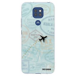 Átlátszó szilikon tok az alábbi mobiltelefonokra Motorola Moto G9 Play - FLIGHT PATH