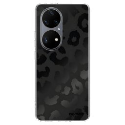 Átlátszó szilikon tok az alábbi mobiltelefonokra Huawei P50 - Midnight Leopard
