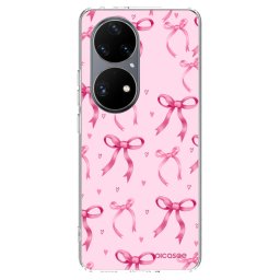 Átlátszó szilikon tok az alábbi mobiltelefonokra Huawei P50 - Bow Aesthetic
