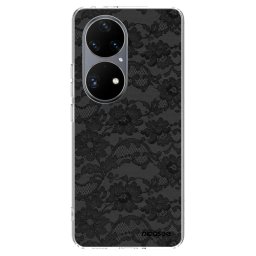 Átlátszó szilikon tok az alábbi mobiltelefonokra Huawei P50 - Dark Elegance