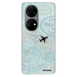 Átlátszó szilikon tok az alábbi mobiltelefonokra Huawei P50 - FLIGHT PATH