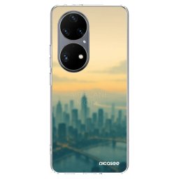 Átlátszó szilikon tok az alábbi mobiltelefonokra Huawei P50 - Airplane mode