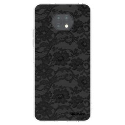 Átlátszó szilikon tok az alábbi mobiltelefonokra Xiaomi Redmi Note 9T - Dark Elegance