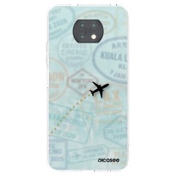 Átlátszó szilikon tok az alábbi mobiltelefonokra Xiaomi Redmi Note 9T - FLIGHT PATH