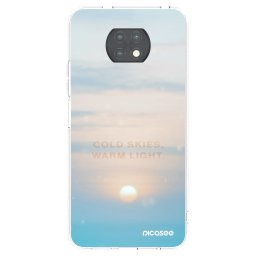 Átlátszó szilikon tok az alábbi mobiltelefonokra Xiaomi Redmi Note 9T - COLD SKIES
