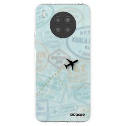 Átlátszó szilikon tok az alábbi mobiltelefonokra Huawei Nova 8i - FLIGHT PATH