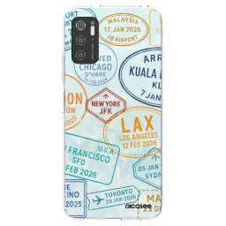 Átlátszó szilikon tok az alábbi mobiltelefonokra Xiaomi Poco M3 Pro 5G - PASSPORT EDITION