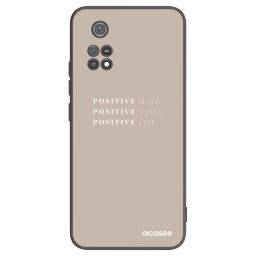 Fekete szilikon tok az alábbi mobiltelefonokra Xiaomi Poco M4 Pro - Positive Vibes