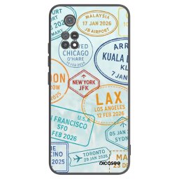Fekete szilikon tok az alábbi mobiltelefonokra Xiaomi Poco M4 Pro - PASSPORT EDITION
