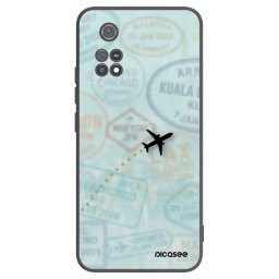 Fekete szilikon tok az alábbi mobiltelefonokra Xiaomi Poco M4 Pro - FLIGHT PATH