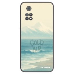 Fekete szilikon tok az alábbi mobiltelefonokra Xiaomi Poco M4 Pro - COLD AIR