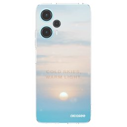 Átlátszó szilikon tok az alábbi mobiltelefonokra Xiaomi Poco F5 - COLD SKIES