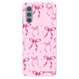 Átlátszó szilikon tok az alábbi mobiltelefonokra Motorola Moto G62 - Bow Aesthetic