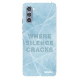 Átlátszó szilikon tok az alábbi mobiltelefonokra Motorola Moto G62 - SILENCE