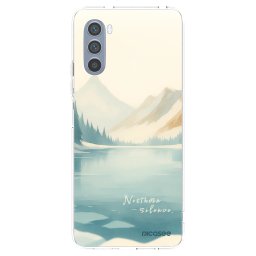 Átlátszó szilikon tok az alábbi mobiltelefonokra Motorola Moto G62 - NOTHERN SILENCE