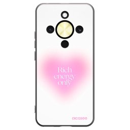 Fekete szilikon tok az alábbi mobiltelefonokra Honor Magic8 Lite 5G - Rich Energy