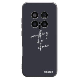 Fekete szilikon tok az alábbi mobiltelefonokra Honor Magic8 Pro 5G - Everything is a choice